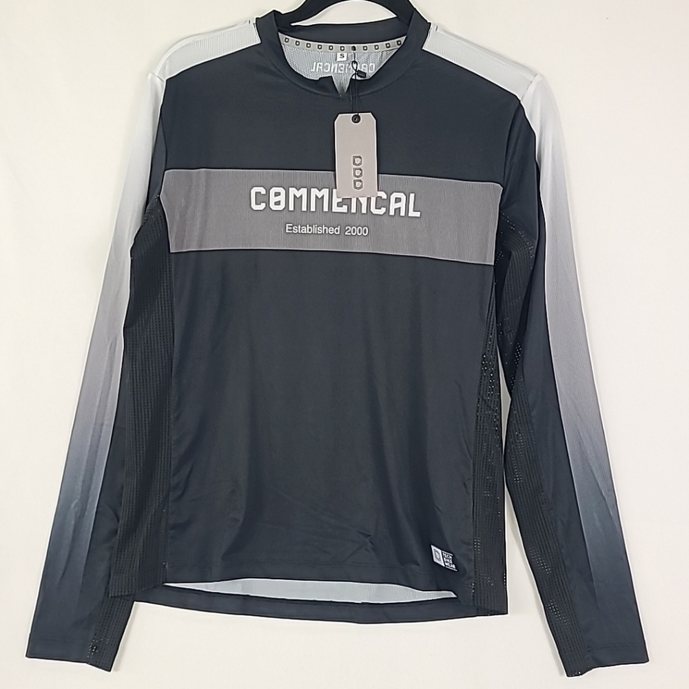 NEW Commencal  WOMEN LIGHTECH RACE LONG SLEEVE JERSEY BLACK POLYCHROM Size S